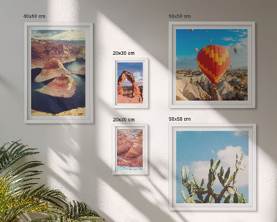 Conjunto de cuadros decorativos Paisajes de montaña y aguas