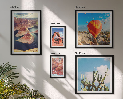 Conjunto de cuadros decorativos Paisajes de montaña y aguas