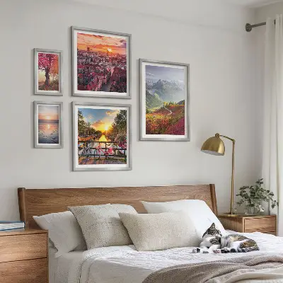 Galería de arte para pared vistas de naturaleza urbana de montaña