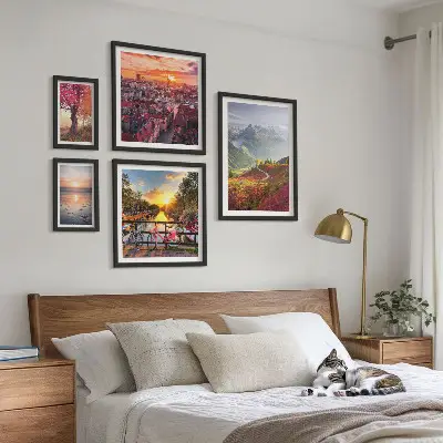 Galería de arte para pared vistas de naturaleza urbana de montaña