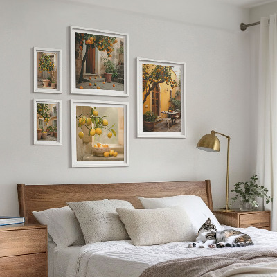Pared galería de arte Frutas cítricas en el jardín