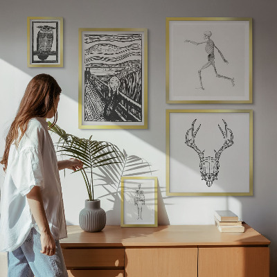 Pared galería de arte Arte surrealista, naturaleza, hombre