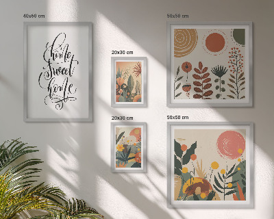 Pared galería de arte Decoraciones con plantas con estilo