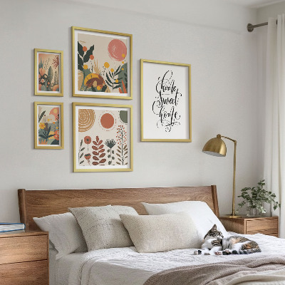 Pared galería de arte Decoraciones con plantas con estilo