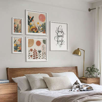 Pared galería de arte Decoraciones con plantas con estilo