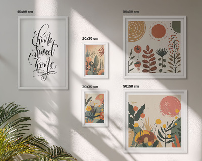 Pared galería de arte Decoraciones con plantas con estilo