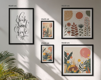 Pared galería de arte Decoraciones con plantas con estilo