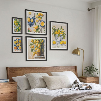 Pared galería de arte Decoraciones provenzales de cítricos