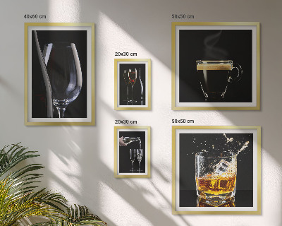 Conjunto de cuadros decorativos Cócteles y bebidas al estilo bar