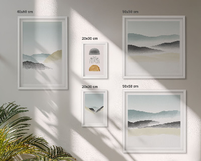 Pared galería de arte Paisajes naturales abstractos
