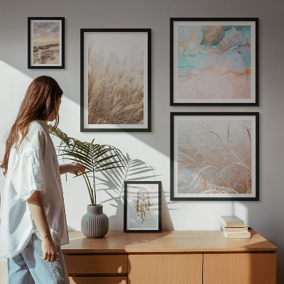 Conjunto de cuadros decorativos Paisajes etnográficos bohemios naturales