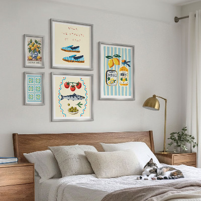 Pared galería de arte Cítricos de la cocina italiana