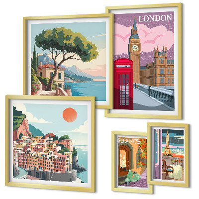 Pared galería de arte ciudades europeas de la cultura