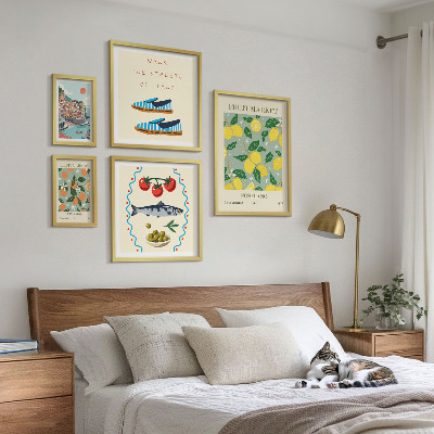 Pared galería de arte Colección de frutas de Italia