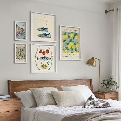 Pared galería de arte Colección de frutas de Italia