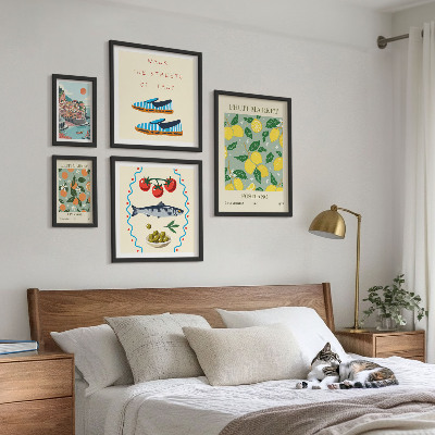 Pared galería de arte Colección de frutas de Italia