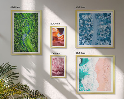 Pared galería de arte paisajes verdes naturales