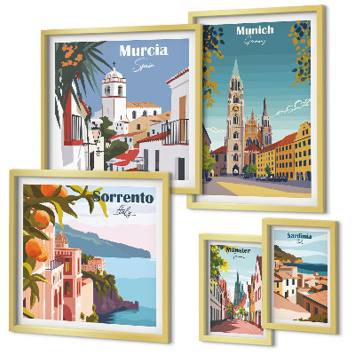 Pared galería de arte Arquitectura de ciudades europeas