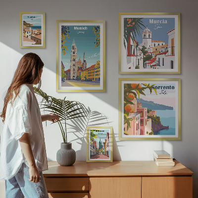 Pared galería de arte Arquitectura de ciudades europeas