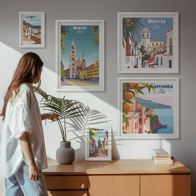 Pared galería de arte Arquitectura de ciudades europeas