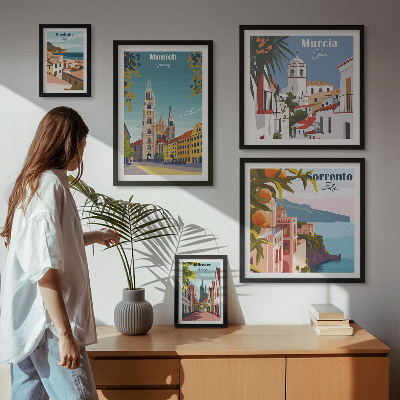 Pared galería de arte Arquitectura de ciudades europeas