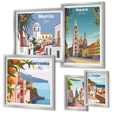 Pared galería de arte Arquitectura de ciudades europeas