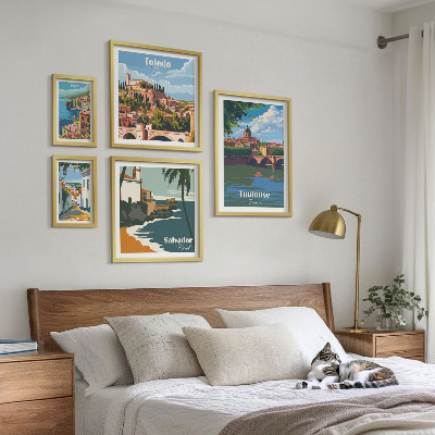 Pared galería de arte Paisajes y vistas de ciudades europeas