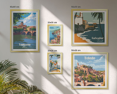 Pared galería de arte Paisajes y vistas de ciudades europeas