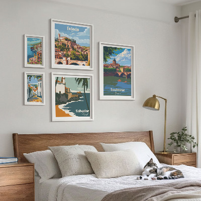 Pared galería de arte Paisajes y vistas de ciudades europeas