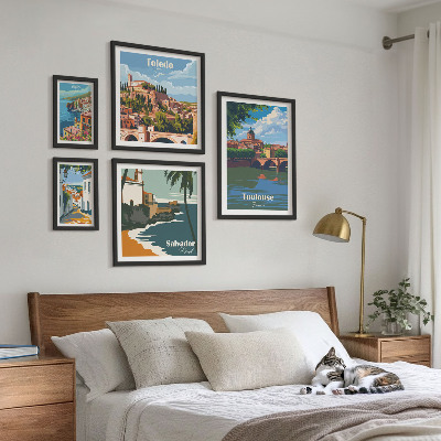 Pared galería de arte Paisajes y vistas de ciudades europeas