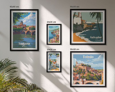 Pared galería de arte Paisajes y vistas de ciudades europeas