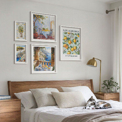 Conjunto de cuadros decorativos Inspiraciones cítricas de Provenza