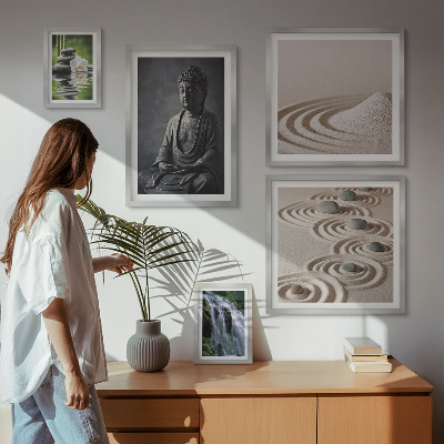 Pared galería de arte Temas relajantes de naturaleza zen