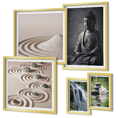 Pared galería de arte Temas relajantes de naturaleza zen