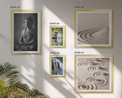 Pared galería de arte Temas relajantes de naturaleza zen