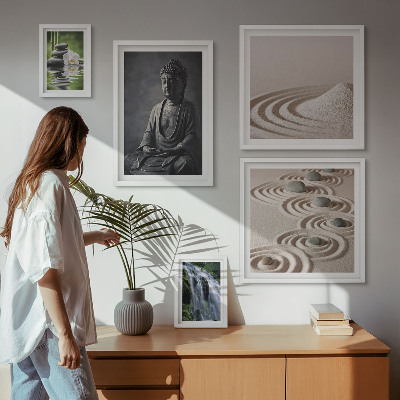 Pared galería de arte Temas relajantes de naturaleza zen