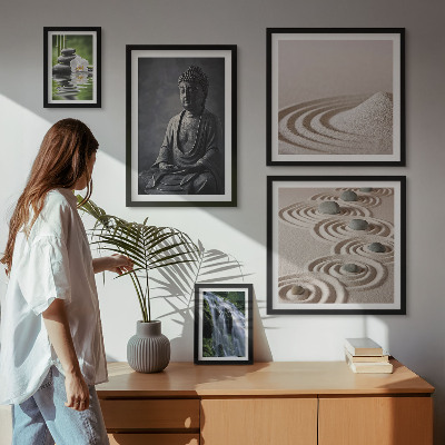 Pared galería de arte Temas relajantes de naturaleza zen