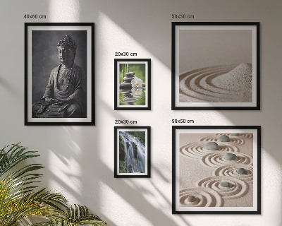 Pared galería de arte Temas relajantes de naturaleza zen