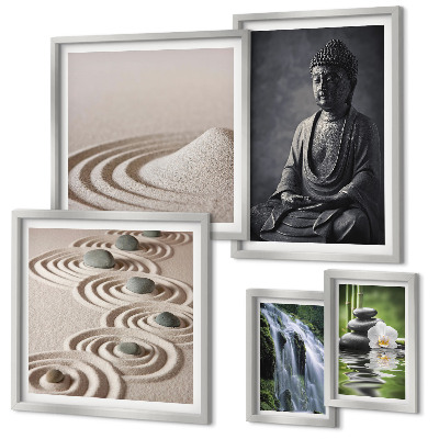 Pared galería de arte Temas relajantes de naturaleza zen