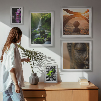 Pared galería de arte Armonía de la naturaleza minimalista