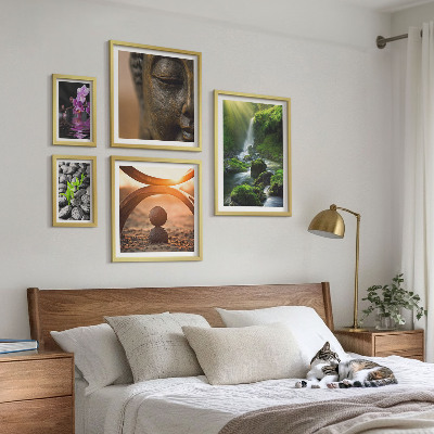Pared galería de arte Armonía de la naturaleza minimalista