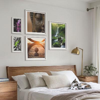 Pared galería de arte Armonía de la naturaleza minimalista