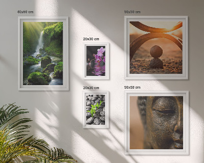 Pared galería de arte Armonía de la naturaleza minimalista