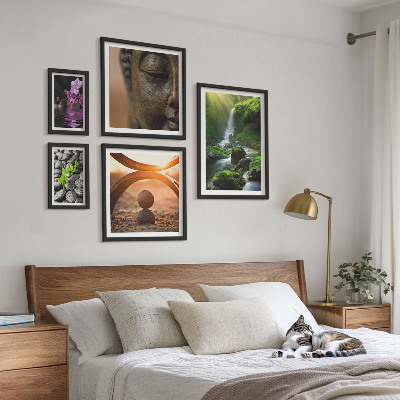 Pared galería de arte Armonía de la naturaleza minimalista