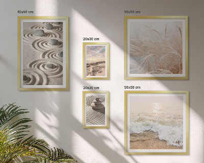Conjunto de cuadros decorativos Paisajes naturales relajantes