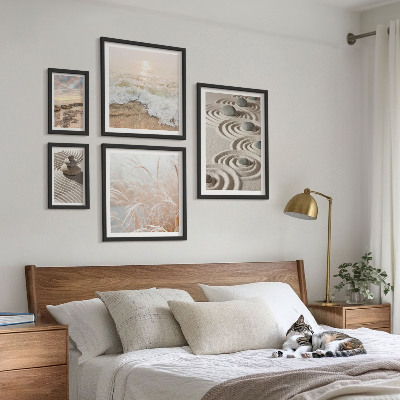 Conjunto de cuadros decorativos Paisajes naturales relajantes