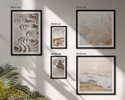 Conjunto de cuadros decorativos Paisajes naturales relajantes