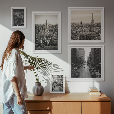 Pared galería de arte Panoramas urbanos de capitales europeas