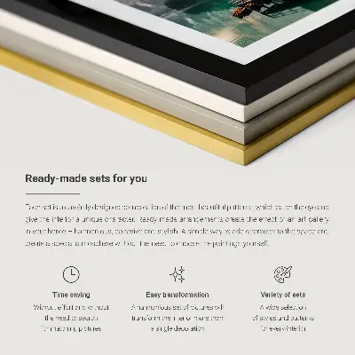 Conjunto de cuadros decorativos con motivos de rosas para la cocina