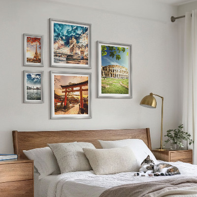 Conjunto de cuadros decorativos Iconos de la arquitectura mundial